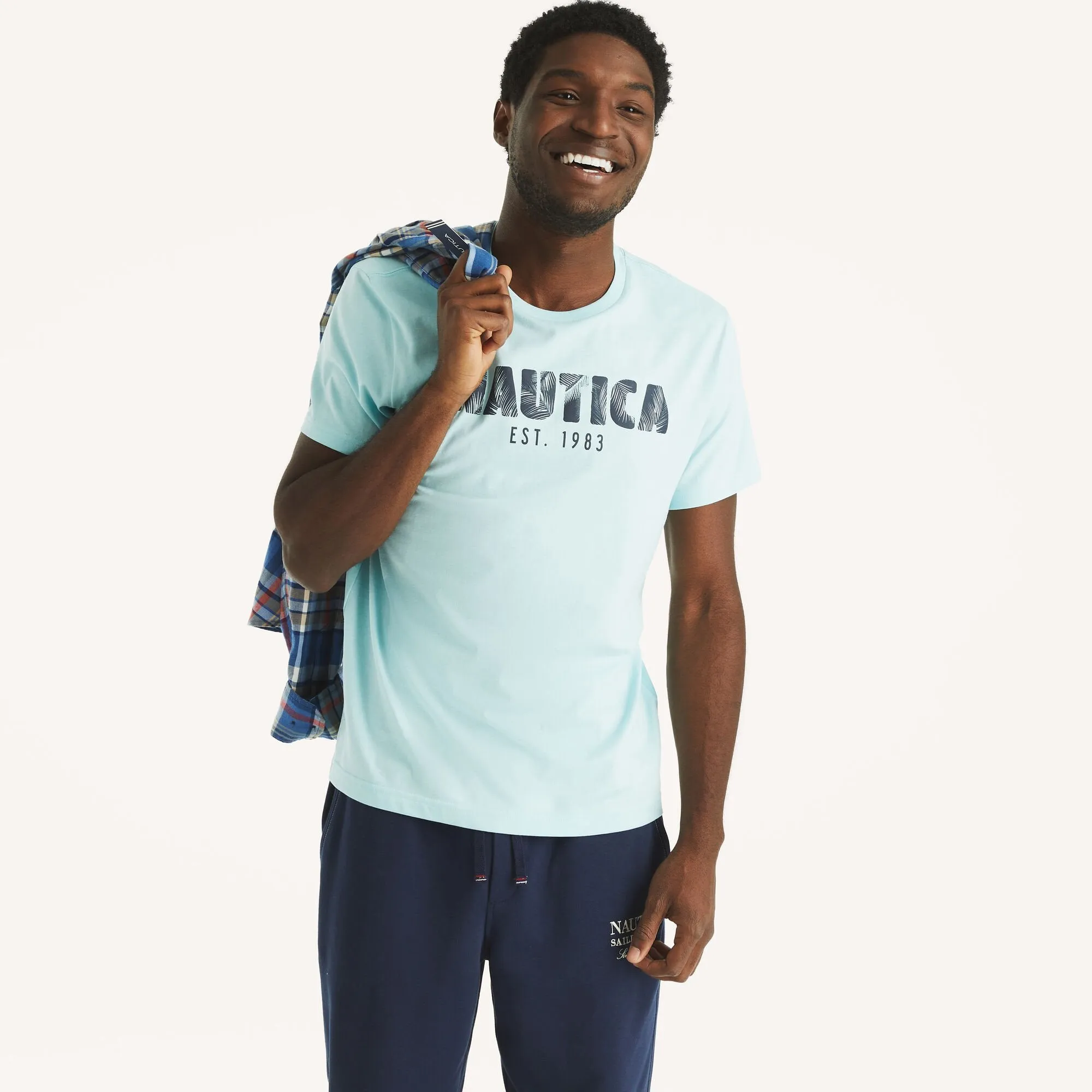 Nautica Mens 1983 Graphic T-Shirt