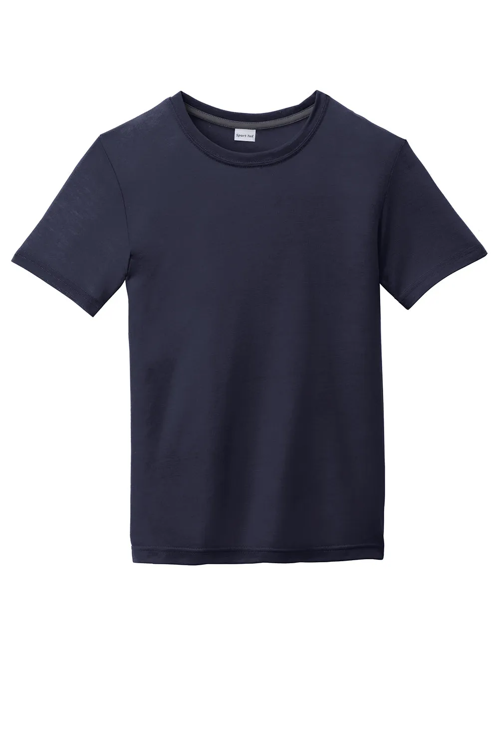 Sport-Tek Youth Competitor Moisture Wicking Short Sleeve Crewneck T-Shirt - True Navy Blue - Closeout